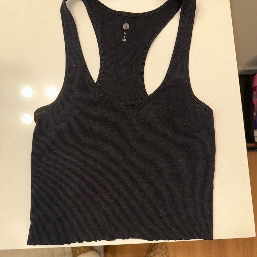 Black Racerback Tank Top